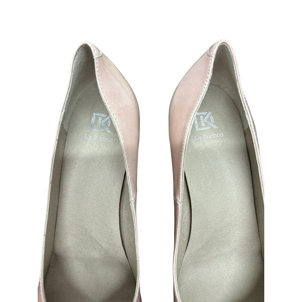 Dorking by Fluchos Tian D8737 Kafir Nude‎ Blush Heels EU 41 US 10.5–11 NEW Spain